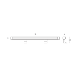 WALL WASHER WITH ANTI-GLARE18W-24V 2700K DARK BROWN ALUMINIUM IP65