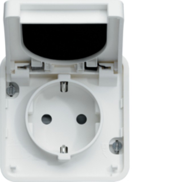 cubyko  Schuko Socket  compos. white