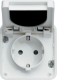 cubyko  Schuko Socket  compos. white cubyko  Schuko Socket  compos. white