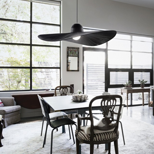 Κρεμαστό Φωτιστικό Ideal Lux Madame 174402 Μαύρο