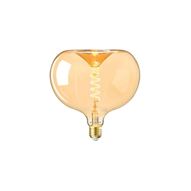 Λάμπα LED G190 4W 250lm E27 230V 2000K Θερμό Λευκό Dimmable Filament Χρυσή