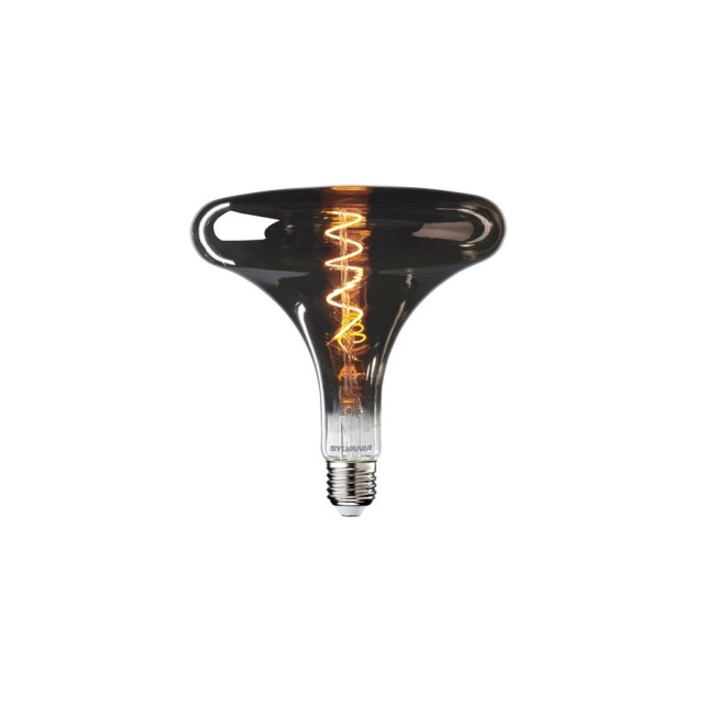 Λάμπα LED T180 4W 150lm E27 230V 2000K Θερμό Λευκό Dimmable Filament Μαύρη